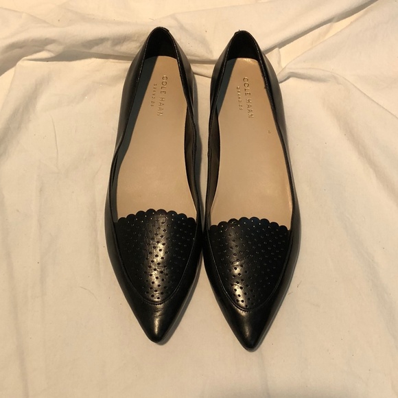 Cole Haan Shoes - Cole Haan Women's Flats, Black Leather 8B